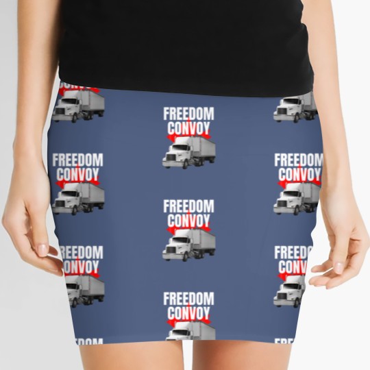 Discover Freedom Convoy 2022 Support Our Truckers Canada US Women's Mini Skirts