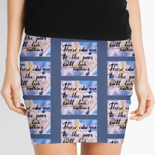 Discover Bible Verse Women's Mini Skirts