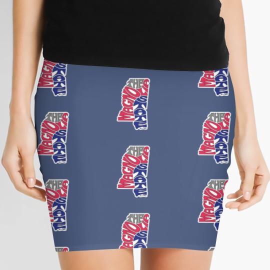 Discover The Magnolia State - Mississippi Wo Women's Mini Skirts