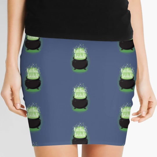 Discover Baby is Brewing Witch Shower Halloween Cauldron Women's Mini Skirts