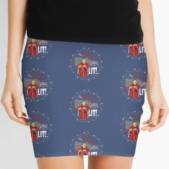 Discover Christmas Vacation | This Holiday is Gonna Be Lit Women's Mini Skirts