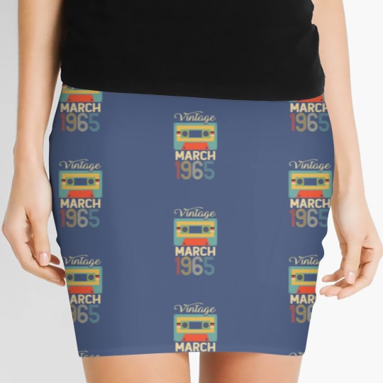 Discover Vintage March 1965 55th Birthday 55 Year Gift Women's Mini Skirts