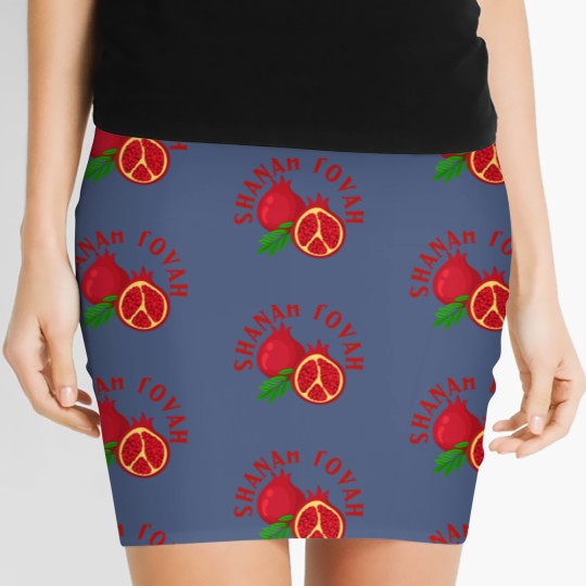 Discover Rosh Hashanah Shanah Tovah Pomegranates Women's Mini Skirts