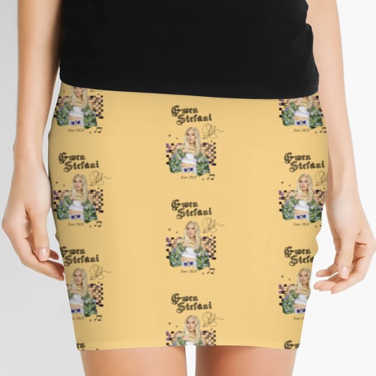 Discover Gwen Stefani Tour 2024 Gift For Fan Women's Mini Skirts
