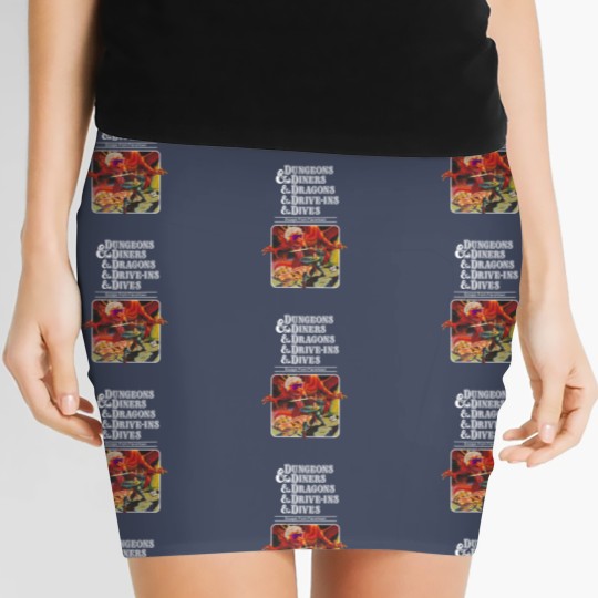 Discover Dungeons And Diners And Dragons And Dives Women's Mini Skirts