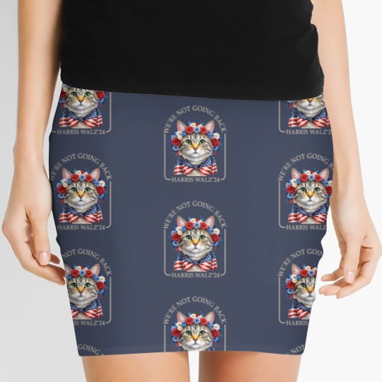 Discover Harris Walz 2024 We're Not Going Back Women's Mini Skirts, Kamala Harris, Harris Walz Women's Mini Skirts