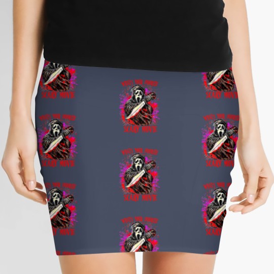 Discover Scream Ghostface What's Your Favorite Scary Movie Women's Mini Skirts, Scream Ghost Face Women's Mini Skirts