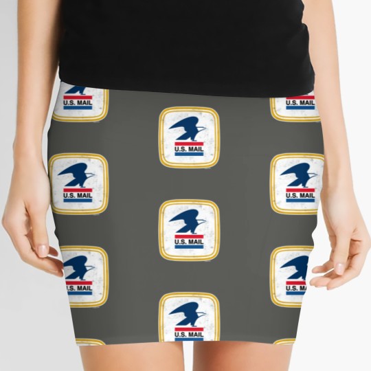 Discover Postal Service- US Mail Seal Pullover Women's Mini Skirts