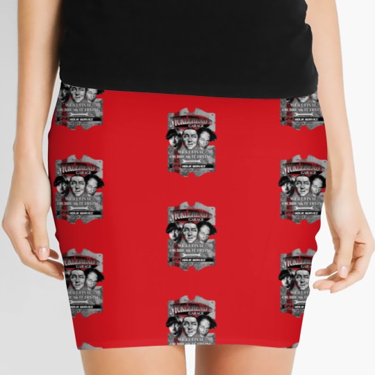 Discover Three Stooges Nyuckleheads Mechanic Garage Women's Mini Skirts