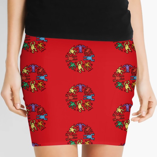 Discover New Vintage Keith Haring Women's Mini Skirts Size USA