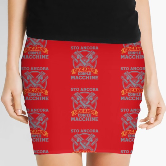 Discover Mens Car Mechanic Funny Gift Playcar Women's Mini Skirts