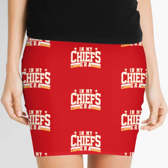 Discover In My Chiefs Era Women's Mini Skirts Travis Kelce Swift Women's Mini Skirts Football Chiefs Jersey
