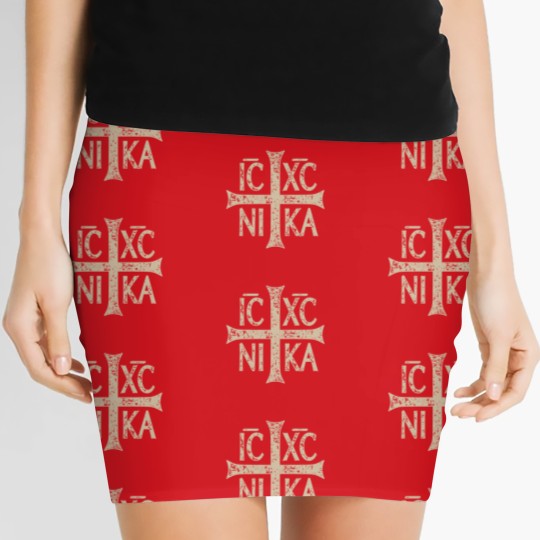 Discover Ic Xc Ni Ka Christogram Cross Orthodox Christian Coffee Then Women's Mini Skirts