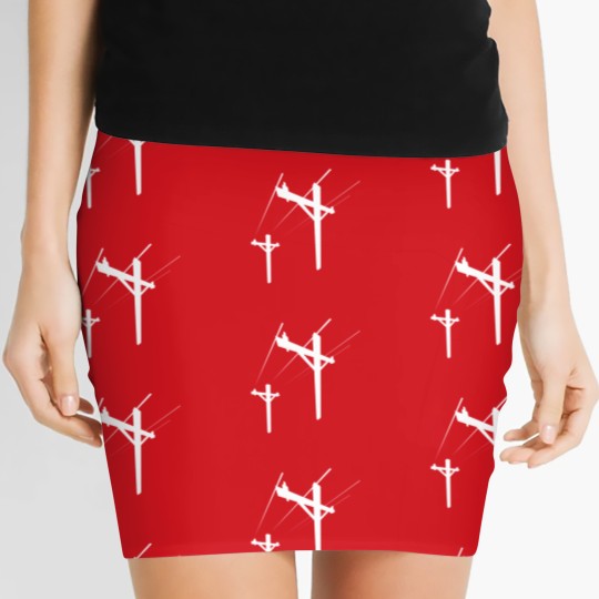 Discover Power lines Women's Mini Skirts