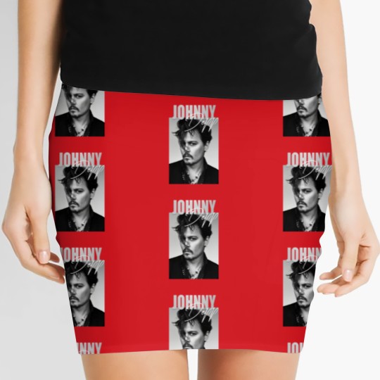 Discover Johnny Depp BW Johnny Depp Women's Mini Skirts