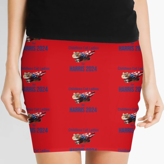 Discover Childless Cat Ladies for Harris 2024 Women's Mini Skirts