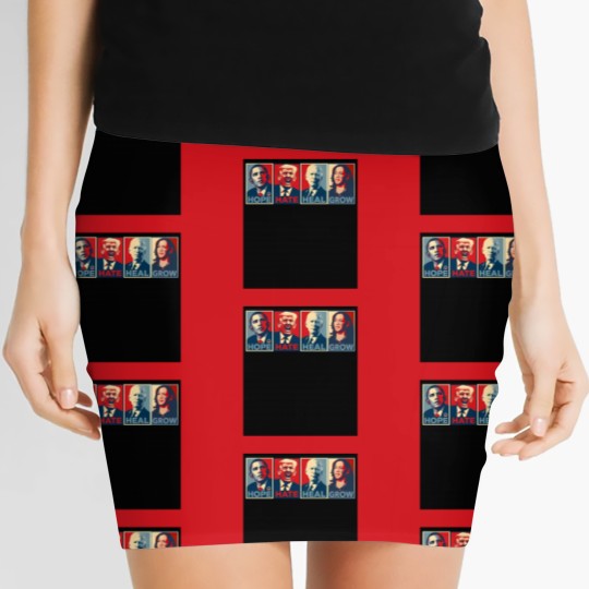 Discover Hope Hate Heal Grow Harris 2024 Women's Mini Skirts