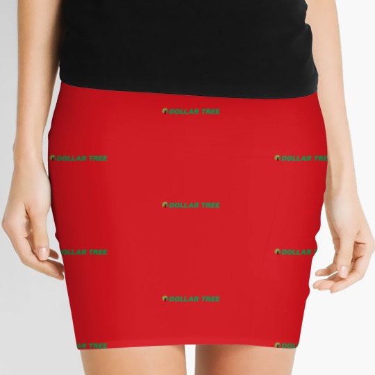 Discover Dollar Tree Logo Women's Mini Skirts