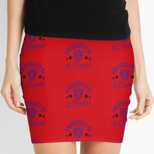 Discover University of St Thomas Tommies Logo Raglan Base Women's Mini Skirts