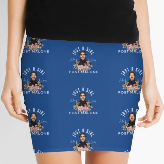 Discover Just A Girl Who Loves Post Malone Women's Mini Skirts