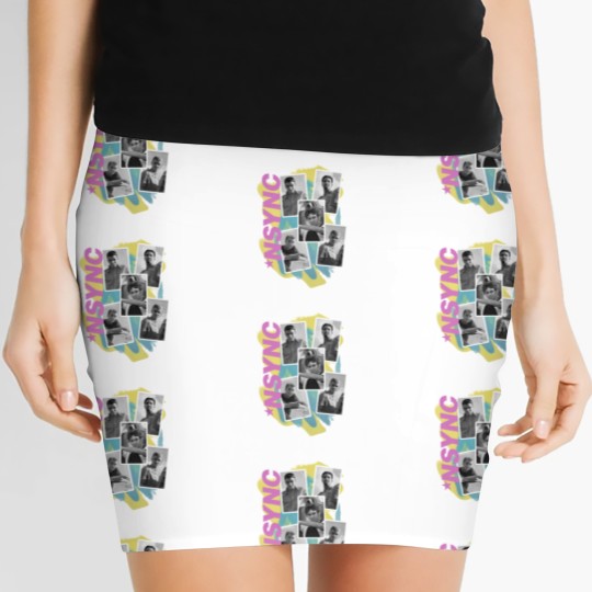 Discover Vintage NSYNC No Strings Attached Black Women's Mini Skirts