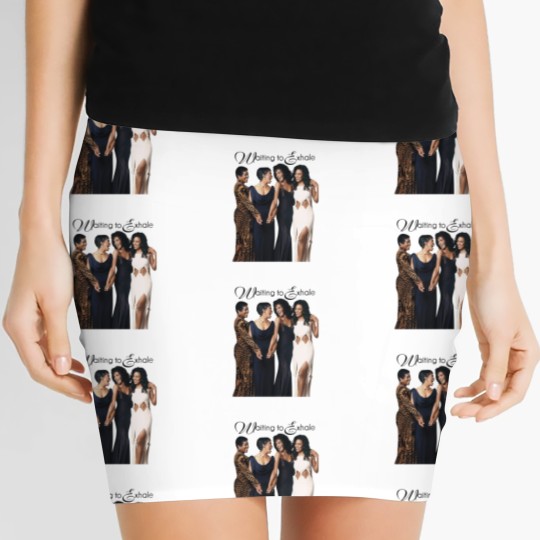 Discover Waiting To Exhale White Unisex Women's Mini Skirts, Friendly Women's Mini Skirts