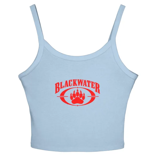 Discover Blackwater Classic Logo Women's Spaghetti Strap Tank Tops
