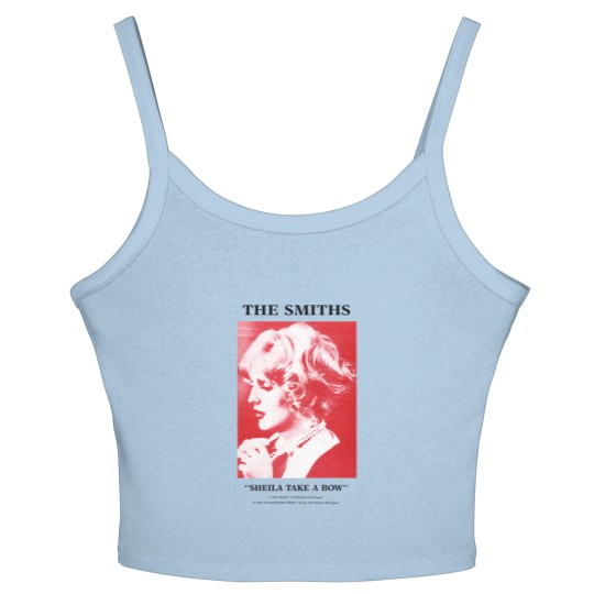Discover The Smiths Sheila Take A Bow Women's Spaghetti Strap Tank Tops Vintage Retro