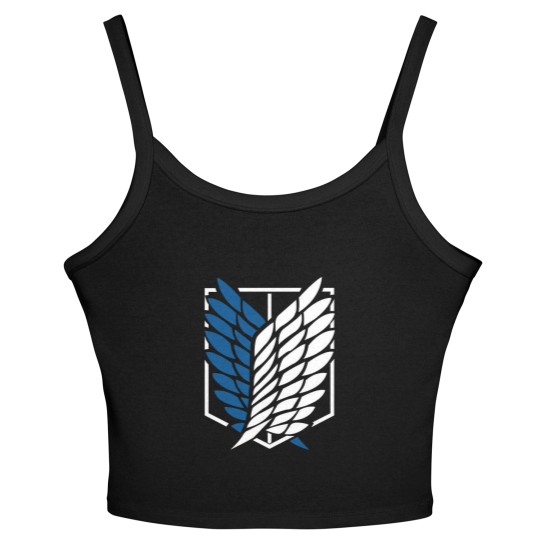 Discover Shingeki no kyojin logo Women's Spaghetti Strap Tank Tops
