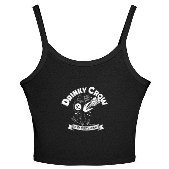 Discover Drinky Crow Team Women's Spaghetti Strap Tank Tops