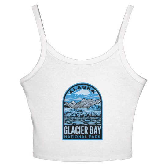 Discover Glacier Bay National Park Women's Spaghetti Strap Tank Tops