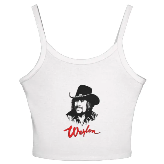 Discover Waylon Jennings Outlaw Movement In Country Music Unisex Women's Spaghetti Strap Tank Tops, The Waylors the house band Women's Spaghetti Strap Tank Tops