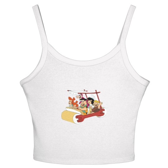 Discover The Flintstones Women's Spaghetti Strap Tank Tops, The Flintstones Characters Women's Spaghetti Strap Tank Tops