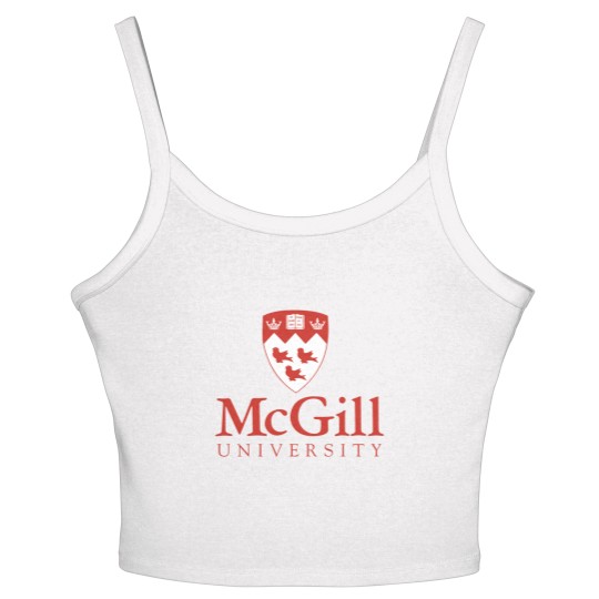 Discover McGill Univ Logo Women's Spaghetti Strap Tank Tops