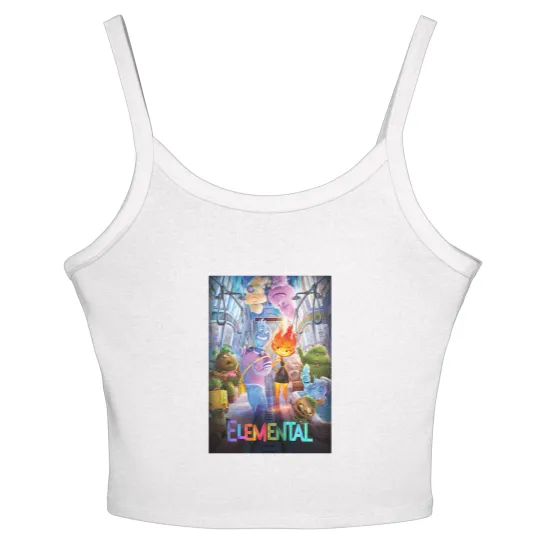 Discover Elemental Essential Women's Spaghetti Strap Tank Tops Elemental MOVIE lover