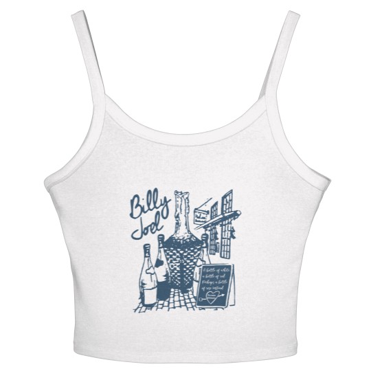 Discover Vintage Billy Joel Concert Crewneck Unisex Women's Spaghetti Strap Tank Tops