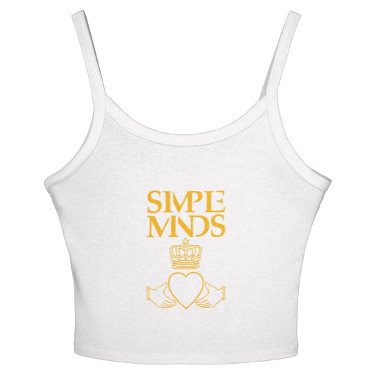 Discover Simple Minds Logo Women's Spaghetti Strap Tank Tops