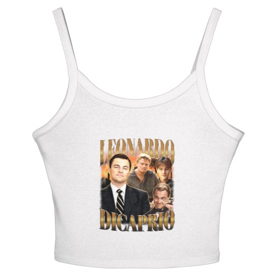 Discover Leonardo Dicaprio Bootleg Women's Spaghetti Strap Tank Tops - Leonardo Dicaprio