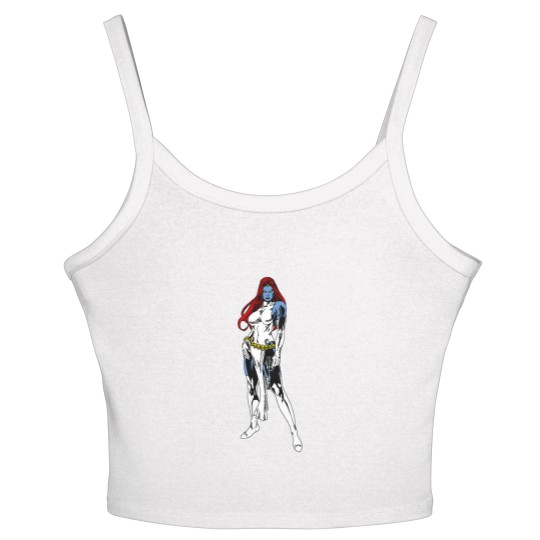 Discover Mystique Sticker.png Women's Spaghetti Strap Tank Tops