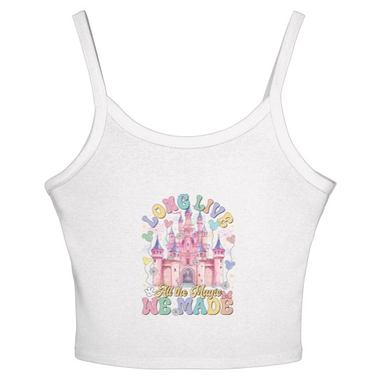 Discover Long Live All The Magic We Made Women's Spaghetti Strap Tank Tops, Vintage Long Live All The Magic We Made