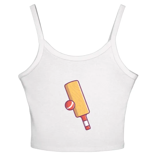 Discover Cricket - Cricket - Women's Spaghetti Strap Tank Tops
