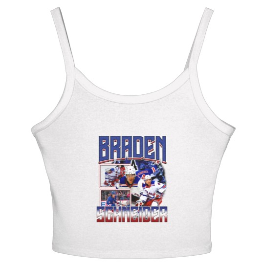 Discover Braden Schneider Women's Spaghetti Strap Tank Tops Ice Hockey American