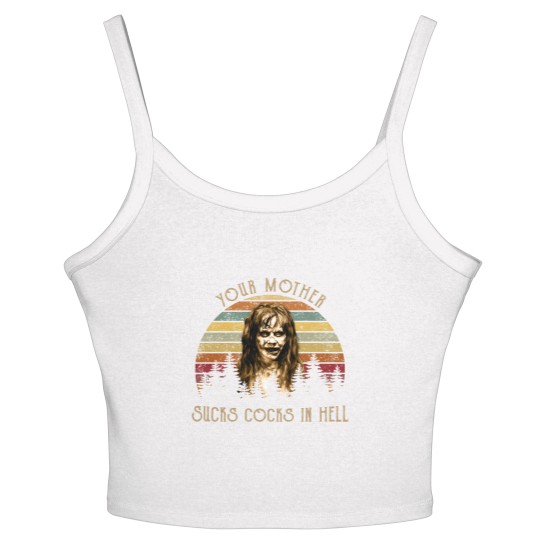 Discover Your Mother Sucks Cocks in Hell Women's Spaghetti Strap Tank Tops