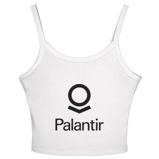 Discover Palantir company Women's Spaghetti Strap Tank Tops
