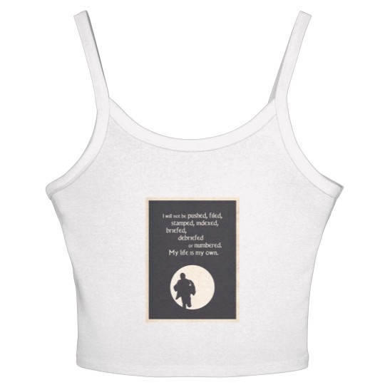 Discover TV Quote - The Prisoner Women's Spaghetti Strap Tank Tops
