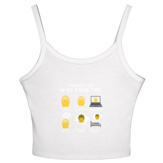 Discover Cruising Funny Cruising Women's Spaghetti Strap Tank Tops