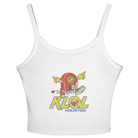 Discover KLOL FM Houston 1970 Women's Spaghetti Strap Tank Tops