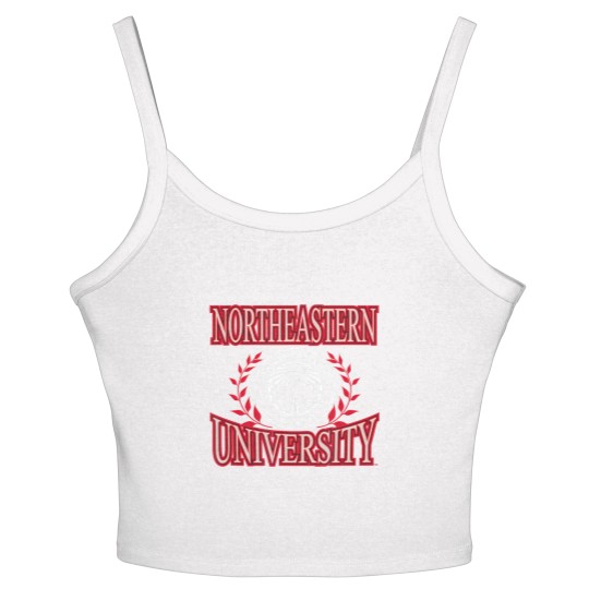 Discover northeastern huskies laurels logo officially licensed t Women's Spaghetti Strap Tank Tops