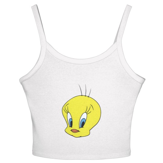 Discover Tweety Bird  gender neutral short sleeved Women's Spaghetti Strap Tank Tops