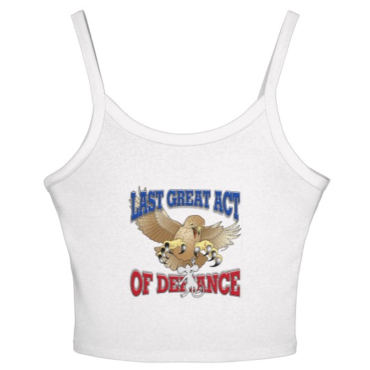 Discover Last Great Act of Defiance Women's Spaghetti Strap Tank Tops